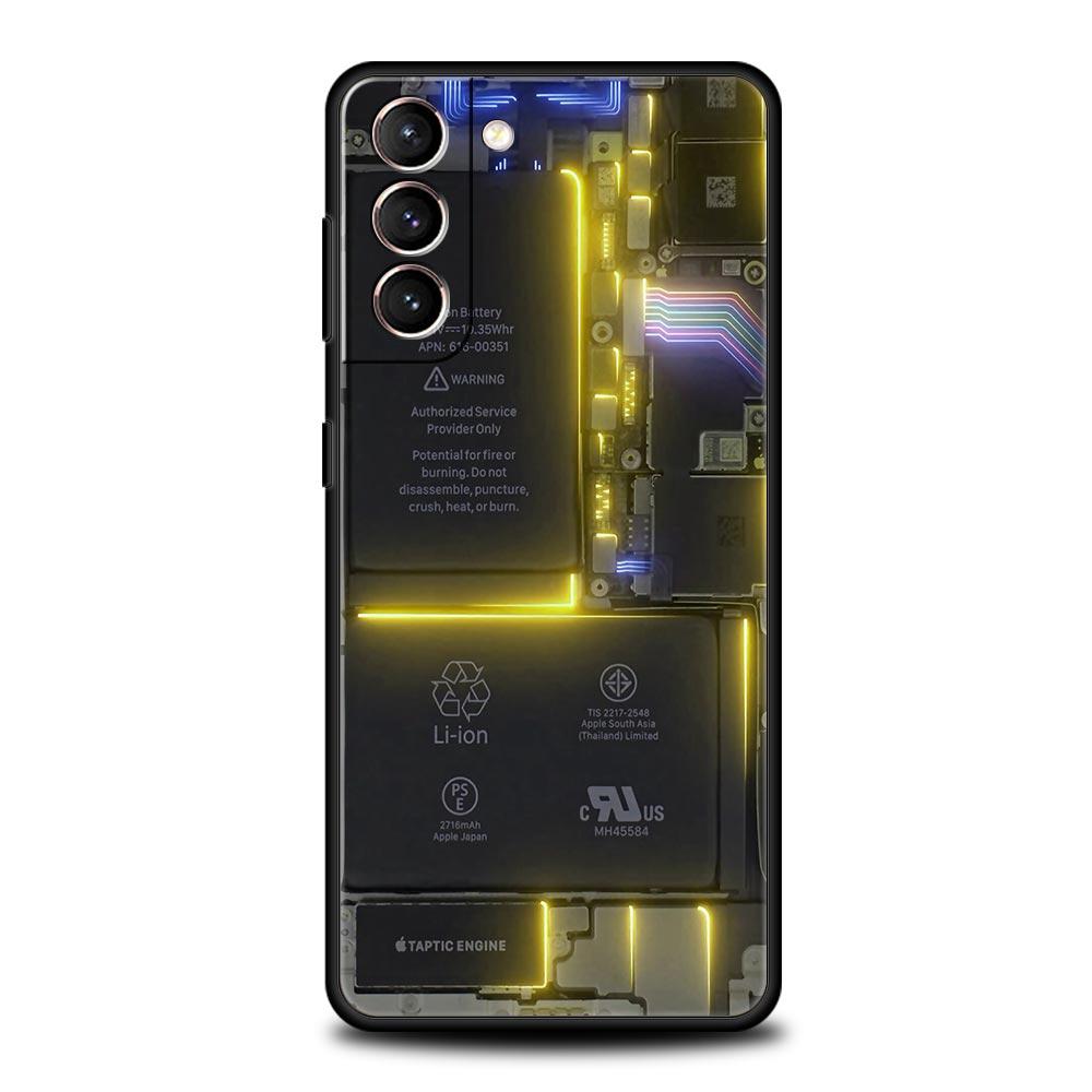 Hauptplatine Muster Handyhülle für Samsung Galaxy S26 S25 S24 S23 S22 S20 S21 FE Ultra S25 Edge Plus Weiche TPU Hülle