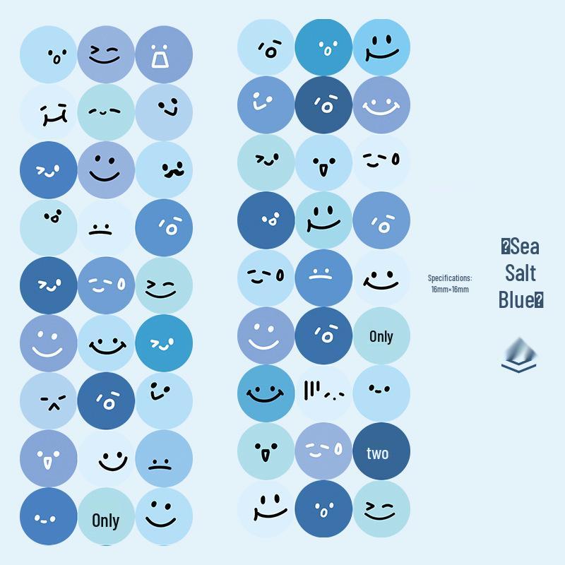 Dudu Mai Niedliche Smiley-Gesicht Knödel-Aufkleber für kreative Dekoration