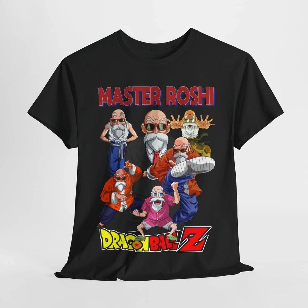 T-shirt Streetwear DBZ Maestro Muten, T-shirt Grafica Anime Unisex S-4XL T-shirt Unisex