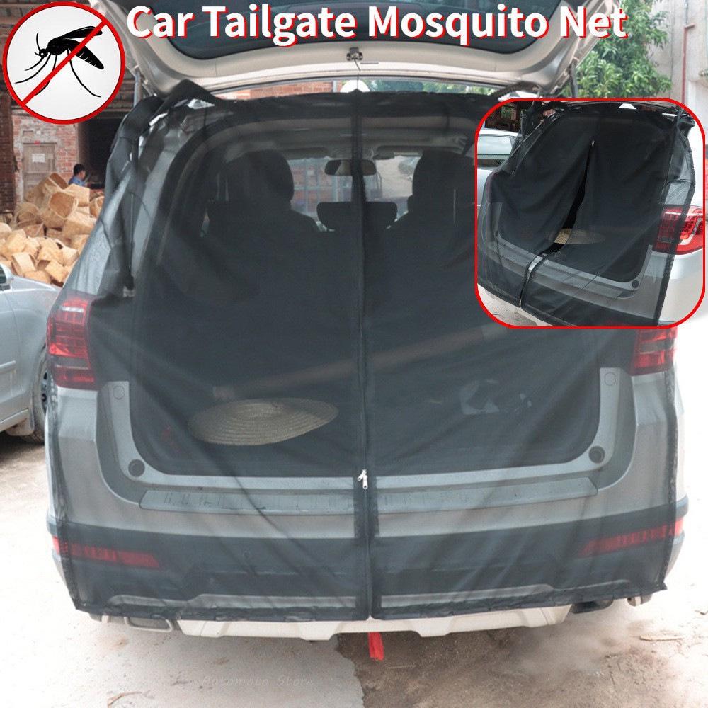 Car Tailgate Magnetic Mosquito Screen Sunshade Mesh