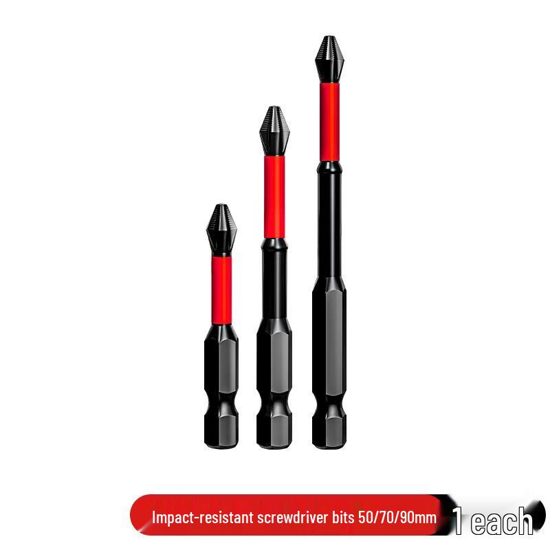 Non-Slip Magnetic Phillips Impact Screwdriver Bit Set