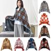 Flannel Multi-function Shawl Blanket Winter Lazy Casual Office Blanket  for Women and Office Use
