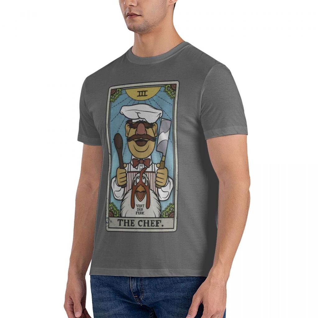 T-shirt Szwedzki Kucharz Nadruk Kucharz Męskie Koszulki Top Y2k Harajuku Topy Moda Uliczna