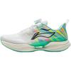 Li Ning Kids Ultra Light 22 Running Series Comfortable Versatile Wear Resistant Non Slip Low Top Kids Running Shoes Kids Running Shoes White YKFV186-1