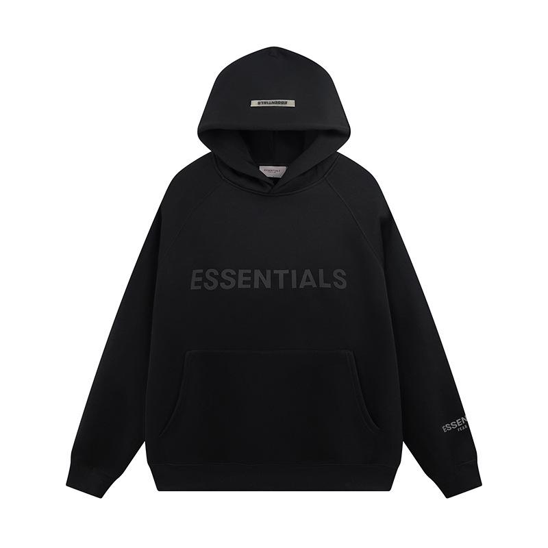 ReflectiveLetter Unisex Oversize Hoodie Fleece Sweatshirt Couple Loose Fit Pullover