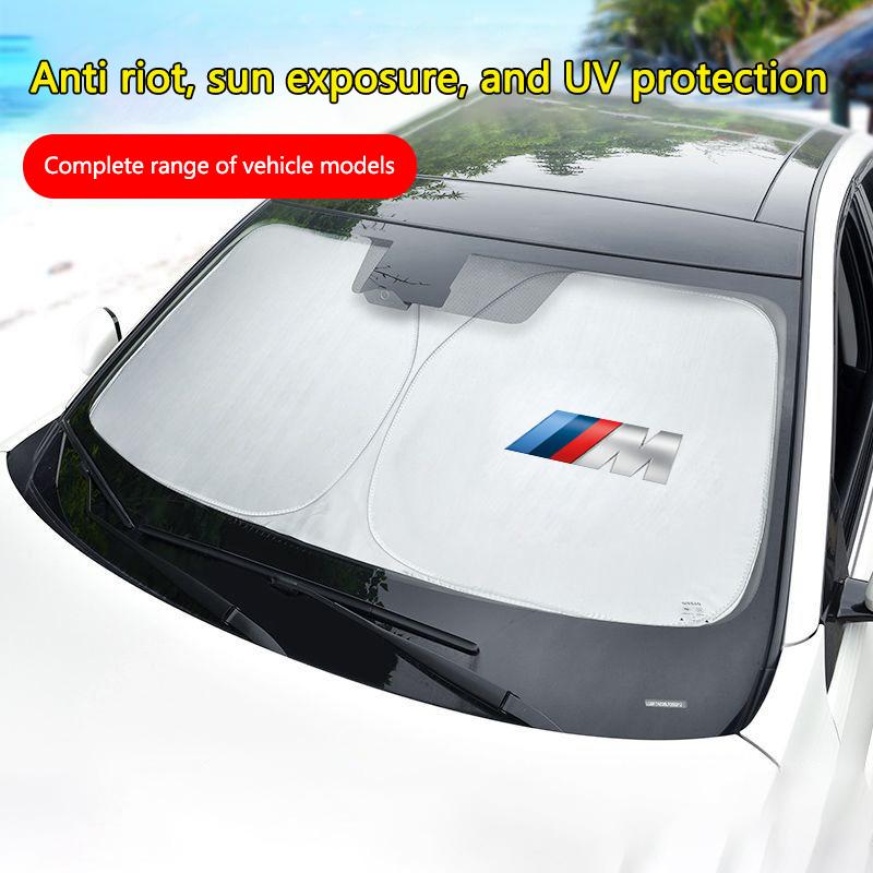 Foldable Car Windshield Sun Shade Visor UV Protection Shield For BMW M E46 E90 E60 F30 F10 E39 E36 F20 G30 G20 E87 E92 E91 X1 X2 Vdkc30