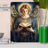 Angel Uriel Inspirational Aluminum Metal Wall Art Xx Inch Metal Sign for Home Garage Bar Cafe