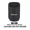 Cqmes7 For Skoda Car Door Cup Holder Leather Automotive Drink Rack Storage Bin Octavia A5 A7 RS Fabia Superb Rapid Karoq