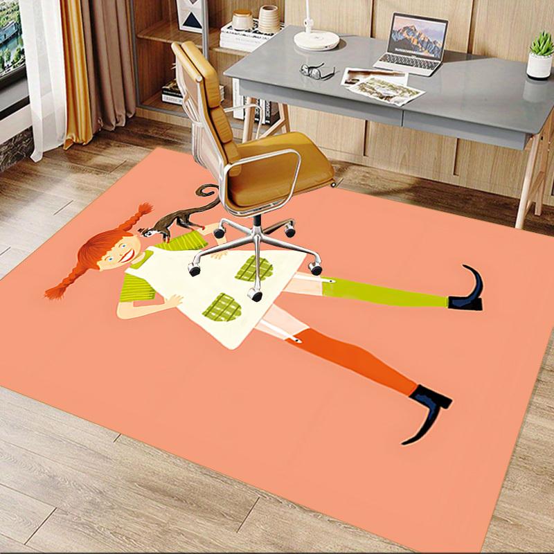 1PC Girl Monkey Extra Large Non Slip Floor Carpet, Office, Family, Bedroom, Studio Large Area Rug Indoor Rugs