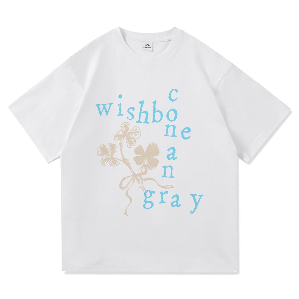 Lucky Charm Collage TShirt Wishbone Album Conan Gray Kid Krow 2026 UnisexWomen Clothing Harajuku High Quality Tops TShirts