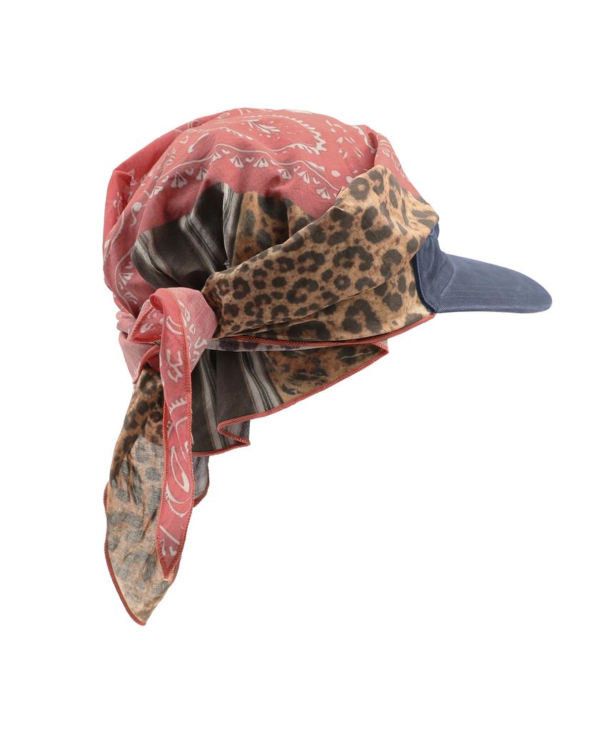 GLACK Gc079 Floppy Cotton Bandana Cap (Leopard)