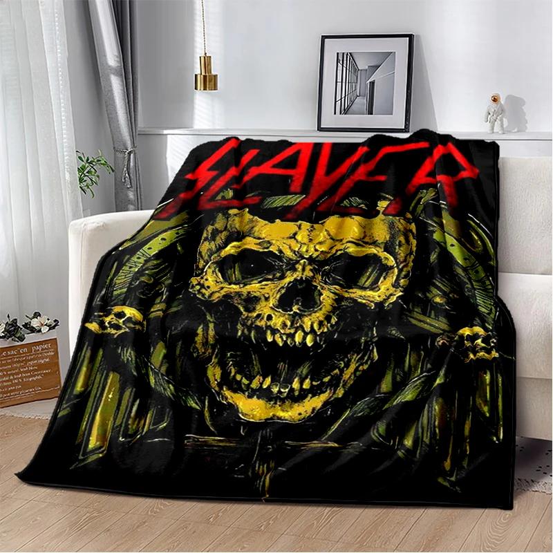 29 Štýlový Slayer Heavy Metal Rocková Kapela Znamenie Deka, Mäkká Deka na Hádzanie pre Domácnosť Spálňu Posteľ Pohovku Cestovný Kryt Detský Darček