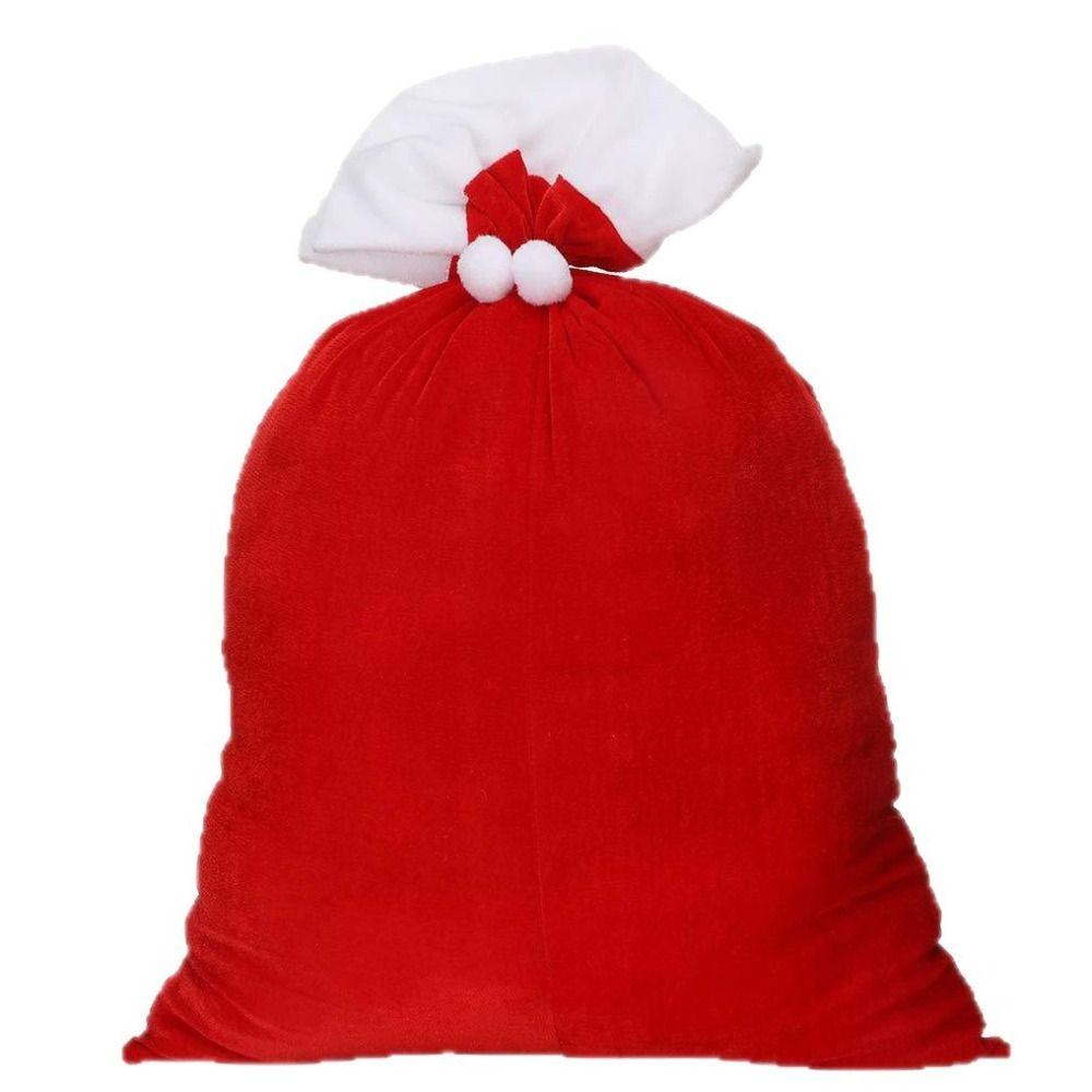 Xmas Decoration Creative Extra Large Christmas Bag Huge Red Santa Claus Gift Bag Durable Reusable Candy Bag New Year