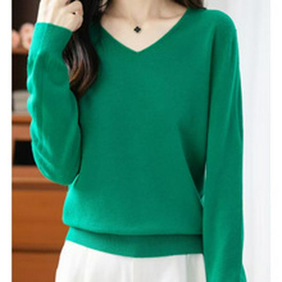 Women's Heavy Cotton Loose Fit Round Neck Short-Sleeve Solid Color Summer T-Shirt