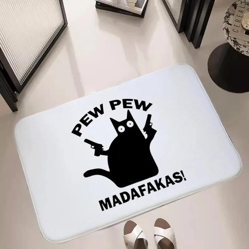 Madafakas Kattenprint Deurmat Binnen Welkomstmat Keuken Balkon Woonkamer Entree Tapijt Huisdecoratie Antislip Vloermat