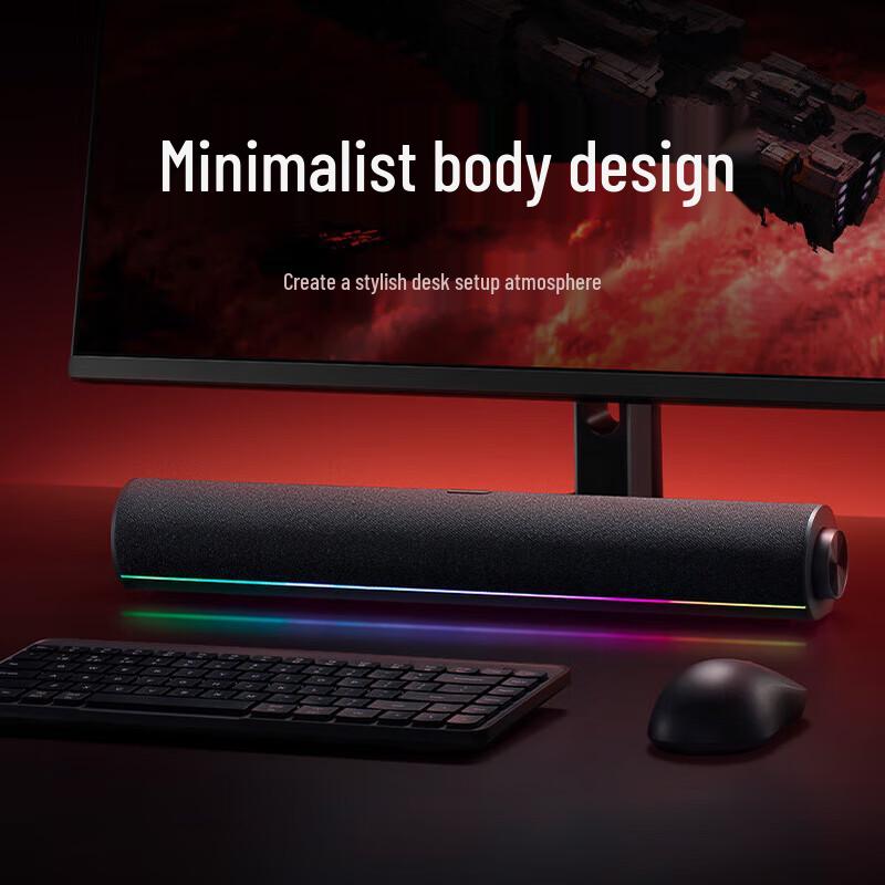 Xiaomi Redmi Skrivbordsspelarhögtalare med RGB CN-kontakt (adapter ingår) (CN-version)