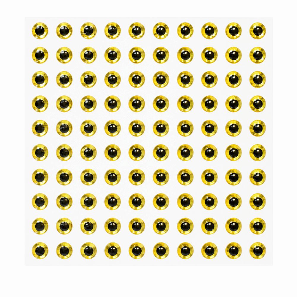 300PCS Self-Adhesive Fishing Lure Eyes 6/7/8mm Artificial Fishing Eyes  Lure Making