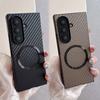 For Samsung Galaxy Z Fold 7 Case Hard PC Carbon Fiber Magnetic Protective Back Cover Case For Samsung Z Fold 7 6 5 4 Phone Shell