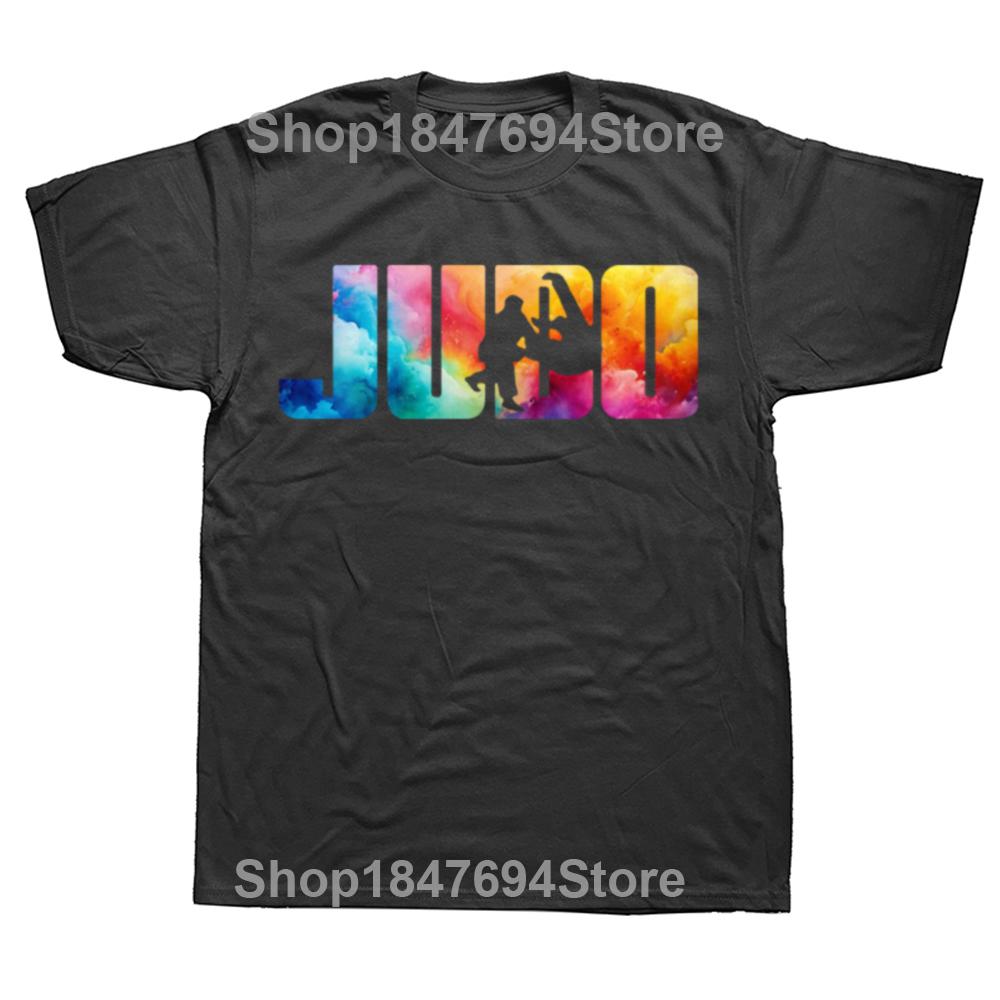 Funny Martial Arts Judo Graphic T-shirts Men Women's Fashion Casual Tshirt 100% Cotton Loose Oversized Sport T Shirt