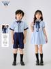 Children's Navy Style Kindergarten Summer Choir and Graduation Uniform