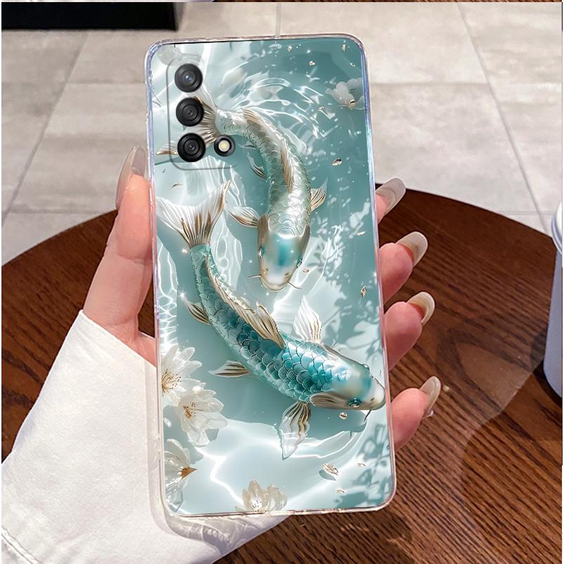 Case For Oppo A74 CPH2219 A95 CPH2365 A74 5G CPH2197 Back Cover Clear Luxury Cute Love Rabbit Funny Soft TPU Silicone Phone Case