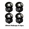 Car Wheel Center Hub Caps Sticker Auto Emblem Wheel Center Cap For Skoda Fabia Kamiq Superb Scala Enyaq-iV MK3 VisionS Yeti CWN1