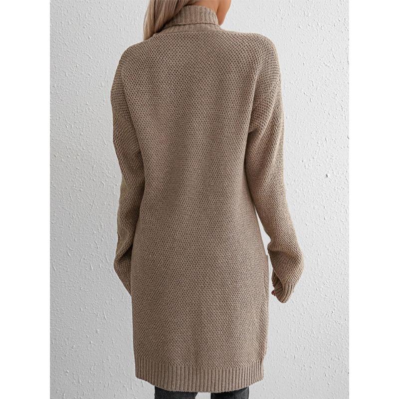 Women's Autumn and Winter Cardigan Casual Loose Lapel Long Sweater