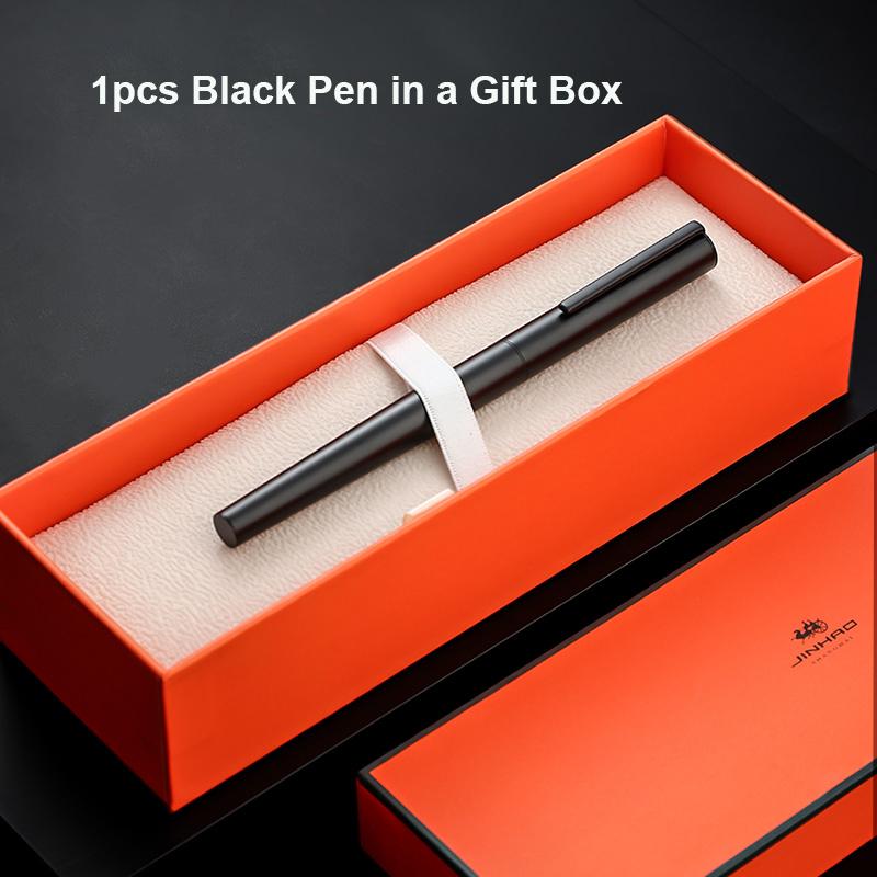 Jinhao 35 Series Luxury Pen Metal Barrel Ergonomic Rod Fountain Pens, Lightweight Aesthetic Stationery, Dual-use Ink and Ink-Sac