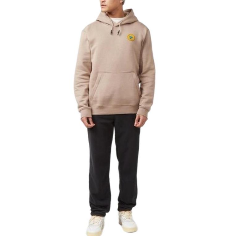 adidas Originals Trefoil WH Hoodie Solid Logo Pattern Long Sleeve Sweatshirt Men Hoodie Brown II8475