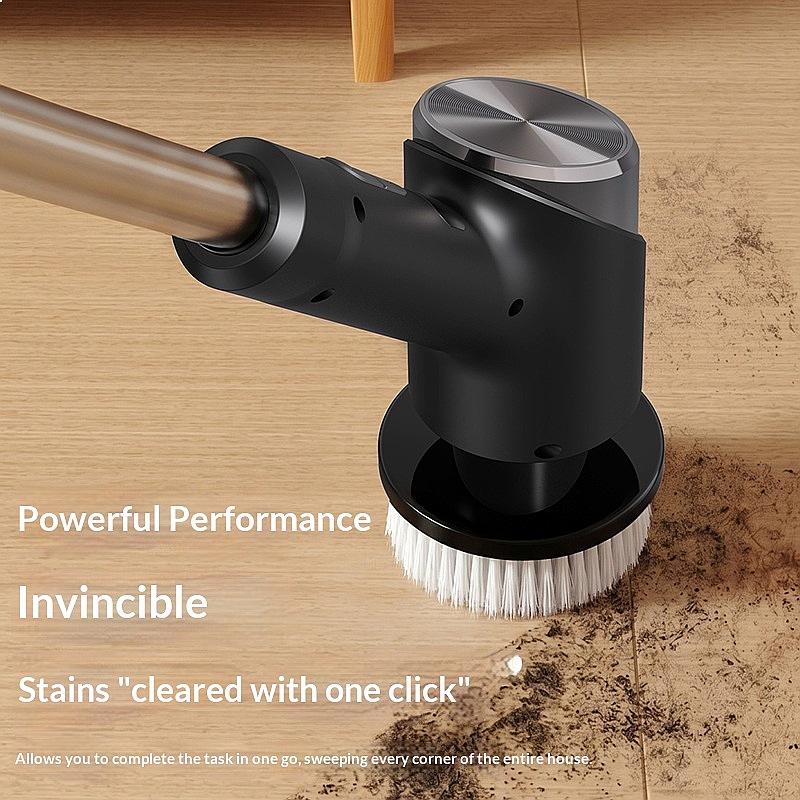 Cross-border multi-function wireless handheld electric cleaning brush household large suction bathroom tile gap cleaning brush