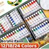 Acrylic Paint Set of 5ml Bottles,Non Toxic Acrylic Paint No Fading ,for Beginner Kids Adults Artists Painting