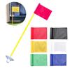 Golf Flag Nylon Golf Target Flag with Tube Mini Pin Flags Inserted Waterproof Putting Golf