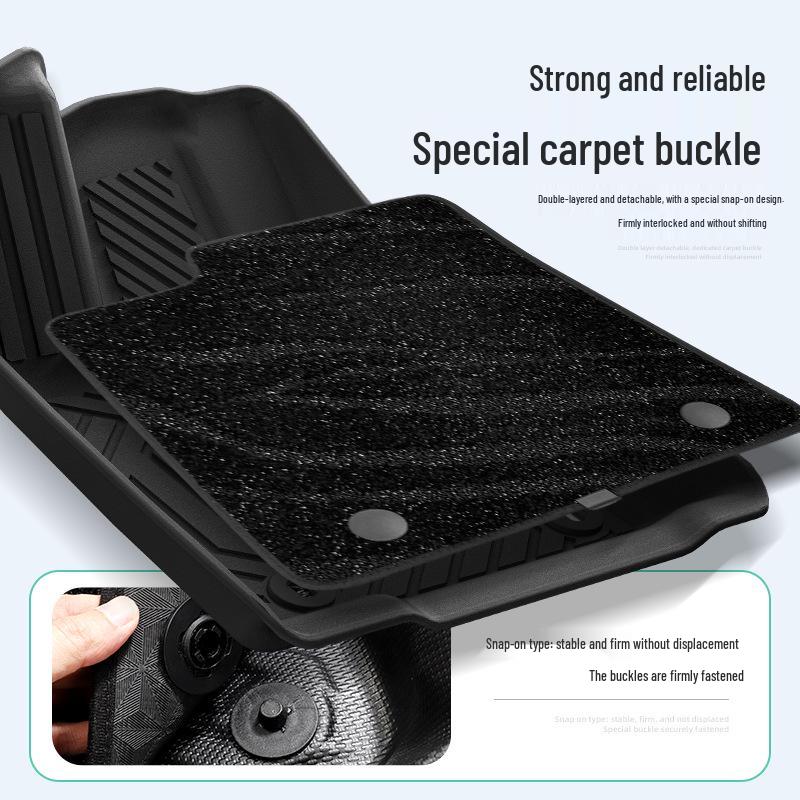 Compatible TPE Floor Mats for 25 Shangjie H5 Models - Vehicle-Specific, All-Weather Trunk Mats Included