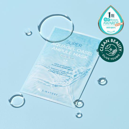 S-Nature Super Aquagel Oasis Ampoule Mask 1ea