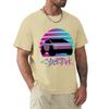 Cybertruck Cyber Truck Graffiti Future Aesthetic T Shirt Harajuku Short Sleeve T-shirt 100% Cotton Graphics Tshirt Tops