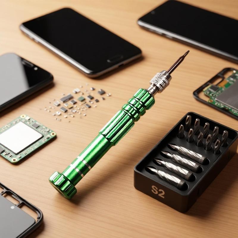 Phone Maintenance Tool 5 in 1 Magnetic Screwdriver Hardened Steel Construction Small Precisions Screwdriver