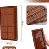 Silicone Chocolate Mold Dubai Chocolate Bar Mold Silicone Chocolate Bar Mold, Deep Rectangle, Large-sized Filling Bar
