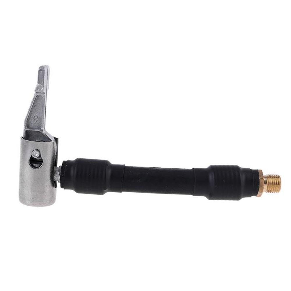 Car Tire Inflatable Pump Extension Tube Adapter Air Inflator Hose Twist Tyre Air Connection Locking Air Chuck Bike Motorcycle