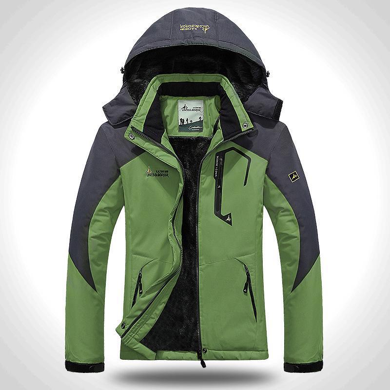 Unisex Plus Size Outdoor Velvet Jackets for Mountaineering