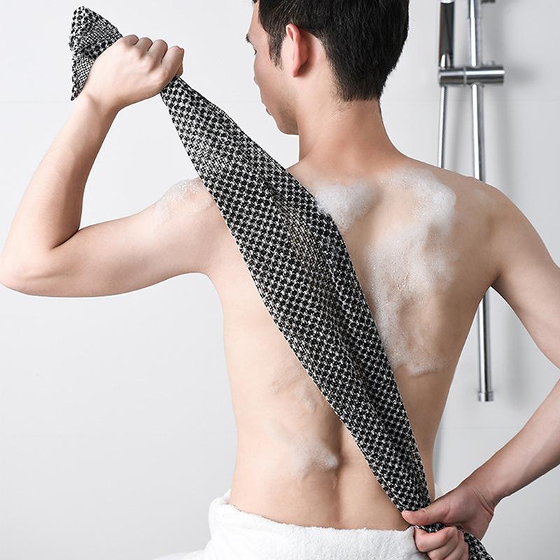 Japanese Rubbing Washcloth Bath Nylon Towel Brush For Back Towels Exfoliating Scrub Shower Sponge Body Bathroom Accessories
