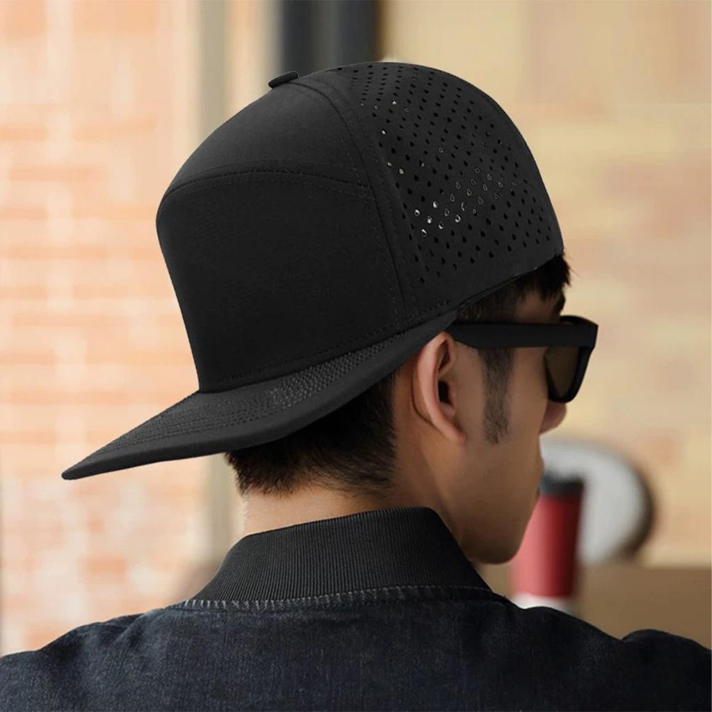 Spring And Summer Solid Color Quick-Drying Hardtop Baseball Cap Men'S And Women'S Sunshade Breathable Mesh Outdoor Sports Cap