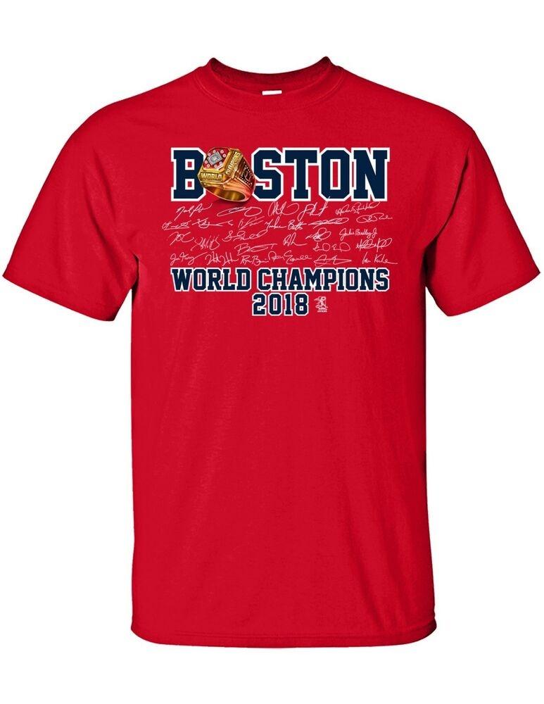 Boston Verdensmesterlag Signert Unisex T-skjorter