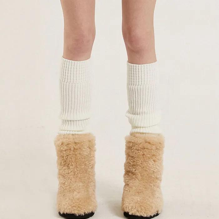 SIMPLE LEG WARMER_WHITE