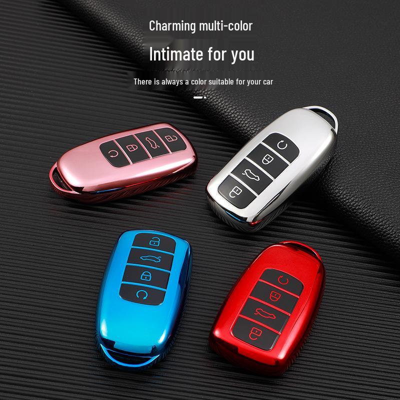 Compatible Key Case for Chery Arrizo 5, GX Tiggo 8/7/5X (2020 Model) - Includes Car Key Bag & Buckle