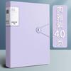 Transparent A4 Document Folder with Insert Pages for Office, Meetings, Contracts, Student Papers, and Certificates