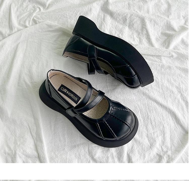 Fashion Women Flats Mary Jane Shoes Autumn Cozy Shallow Lolita Loafers Shoes New 2024 Trend Fashion Dress Casual Walking Femme Zapatos