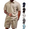 Ensemble Polo et Short Jacquard d'Été pour Homme Européen et Américain