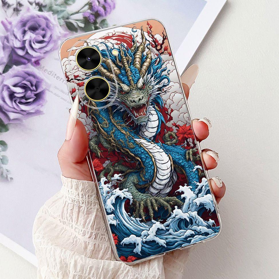 For Redmi A5 NFC 5G Case Cover Clear Luxury Kawaii Cute Cat Fashion Flowers Funny Painted Soft Phone Case For Redme A5 NFC 5G