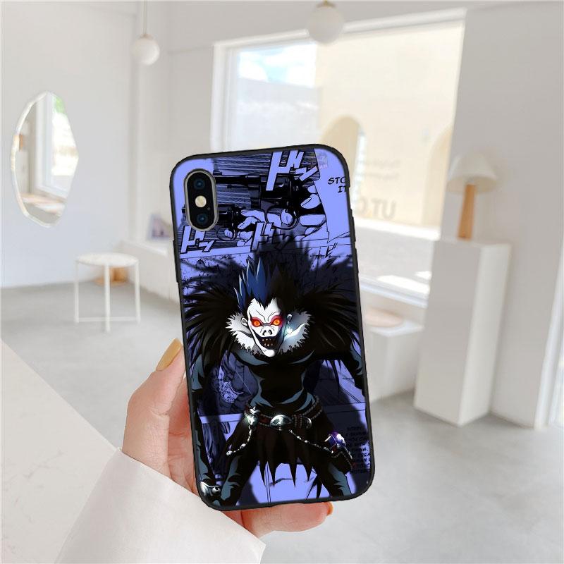 CJ32 Death Note Ryuk kira Soft Shell Phone Case for Xiaomi Poco C40 C50 C51 C55 C65 C71 C75 F3 F5 F6 F7 M2 M3 Pro Ultra