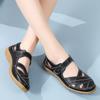 Sandały damskie Summer Essentials Mary Jane Beach oddychające płaskie buty zakryte palce dorywczo miękkie sandały do ​​chodzenia dla dziewczynki Plus rozmiar